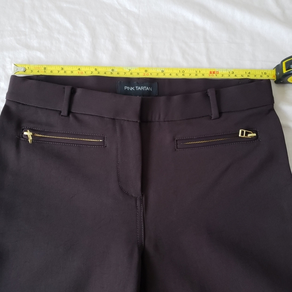 NEW Pink Tartan Trouser Pants Size 4 - Picture 9 of 10